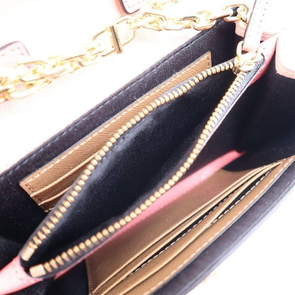 NEW Marc Jacobs SNAPSHOT Chain Wallet Pink Black - Picture 11 of 14